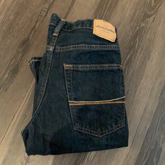 Abercrombie Kids Size 16 slim fit navy jeans - Picture 2 of 5